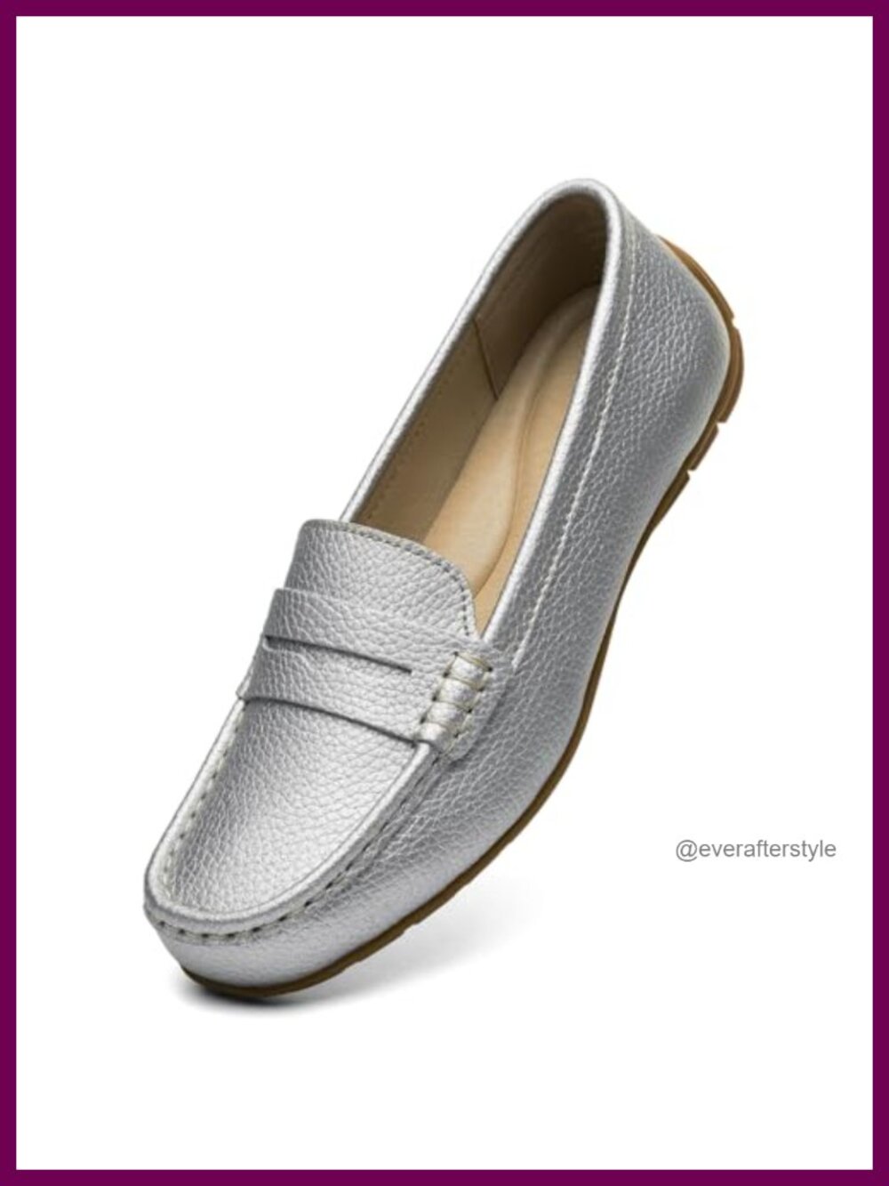 KORDAL Leather Penny Loafers Slip-Ons Memory Foam Cushioned Business Casual